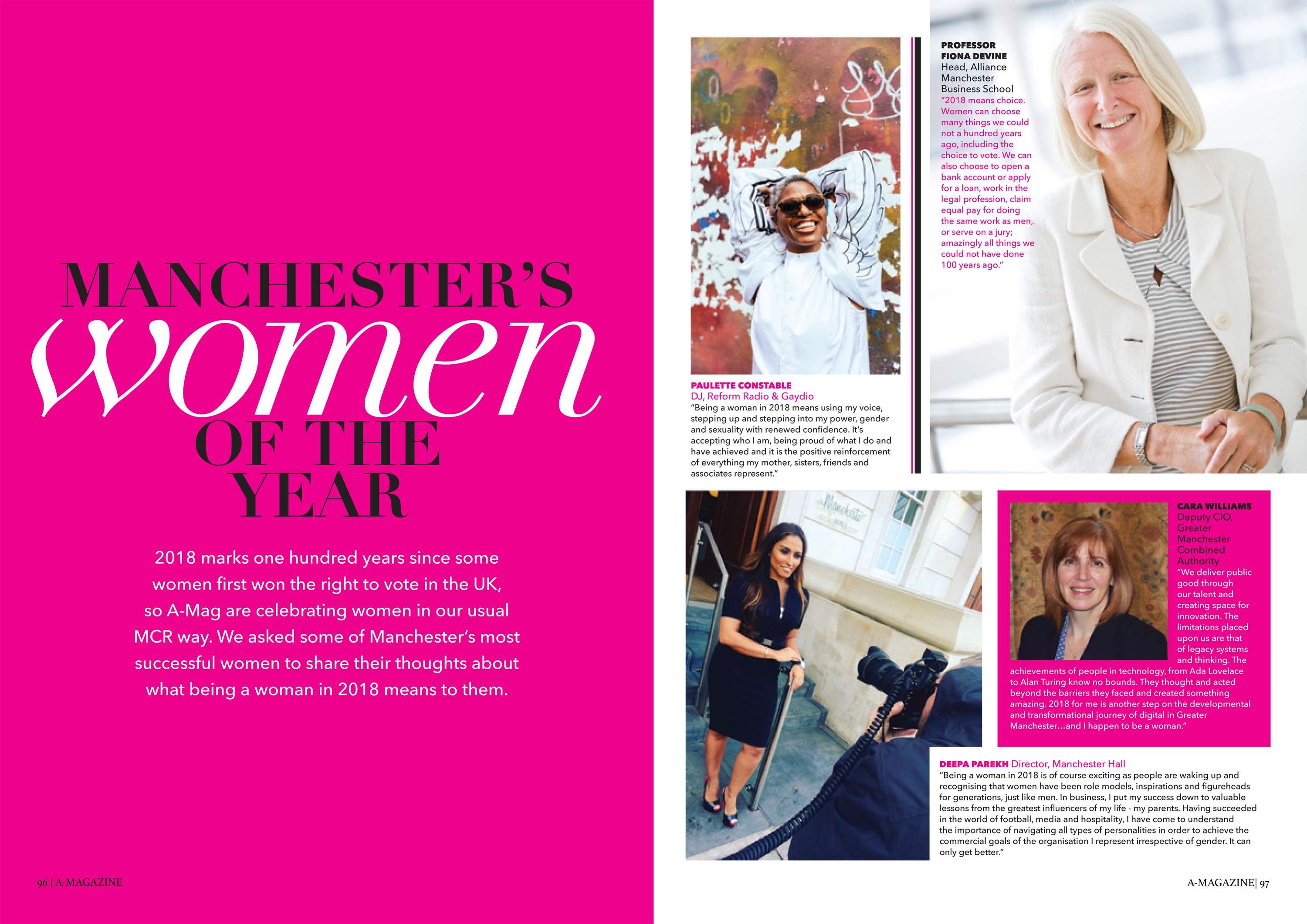 #HOTOFFTHEPRESS – THE A-MAGAZINE ‘MANCHESTER WOMEN OF THE YEAR’