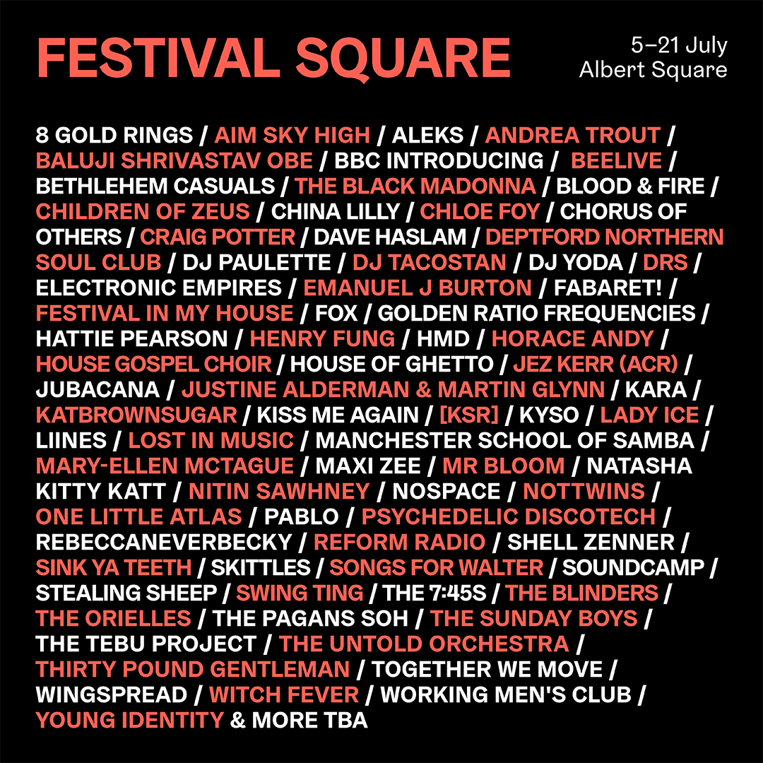 #YOURPARTYPLANNER – M.I.F FESTIVAL SQUARE LINE UP ANNOUNCED 15/6/19