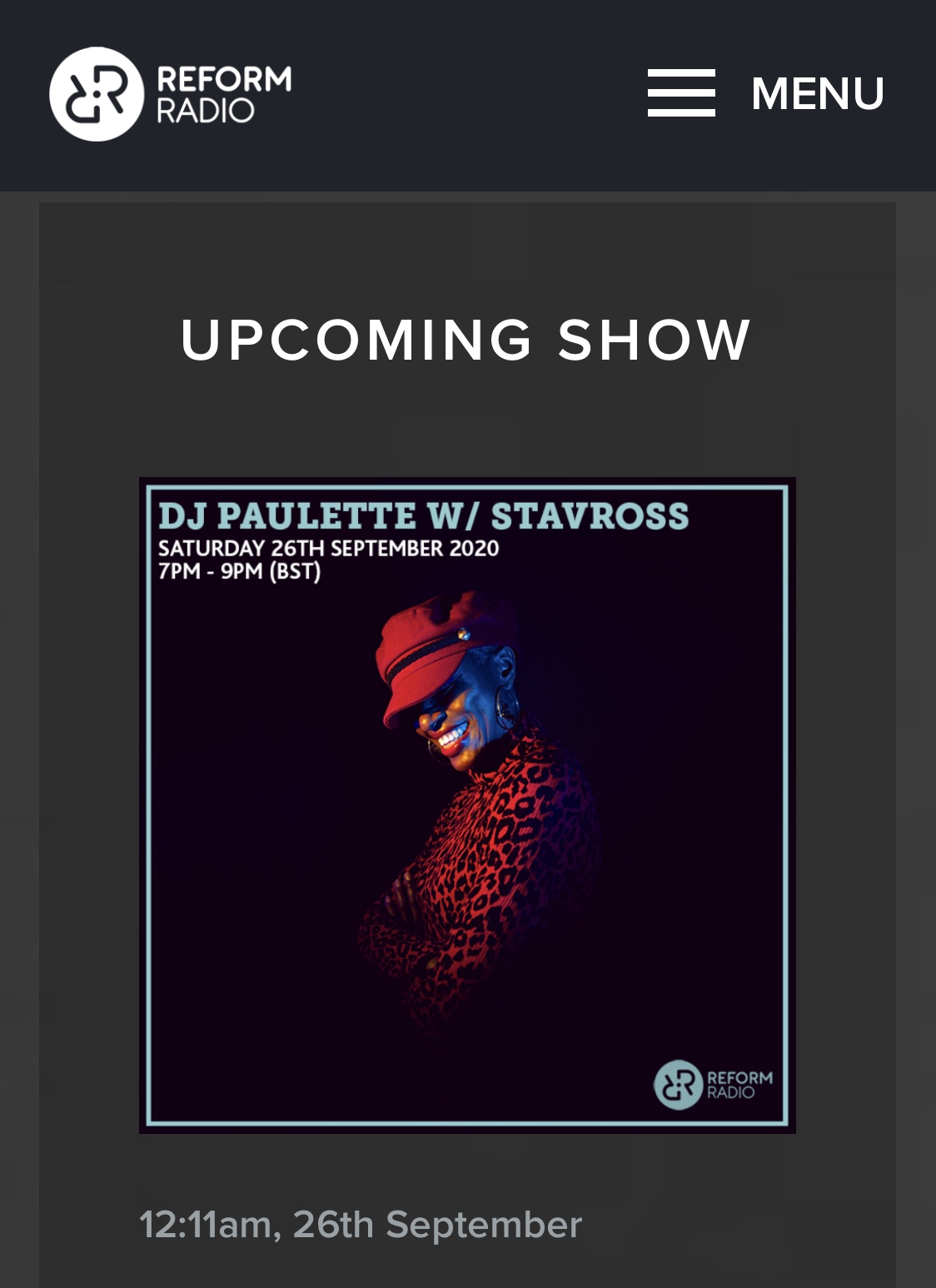 #ONAIR – TAKEOVER WITH STAVROSS 26/09/20